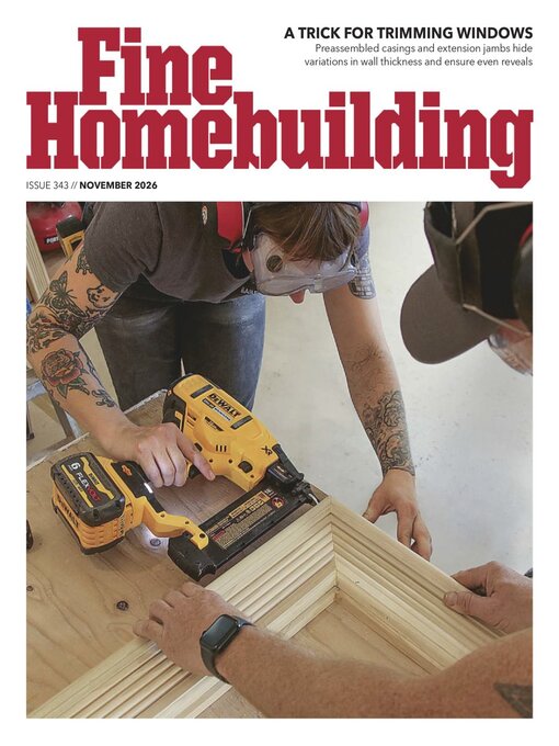 Cover image for Fine Homebuilding Magazine
